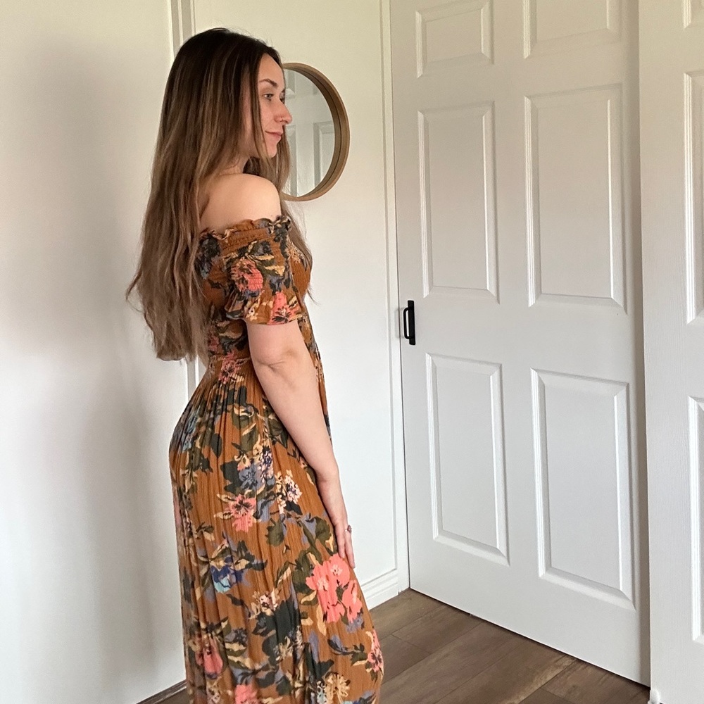 Urban outfitters off the shoulder dress